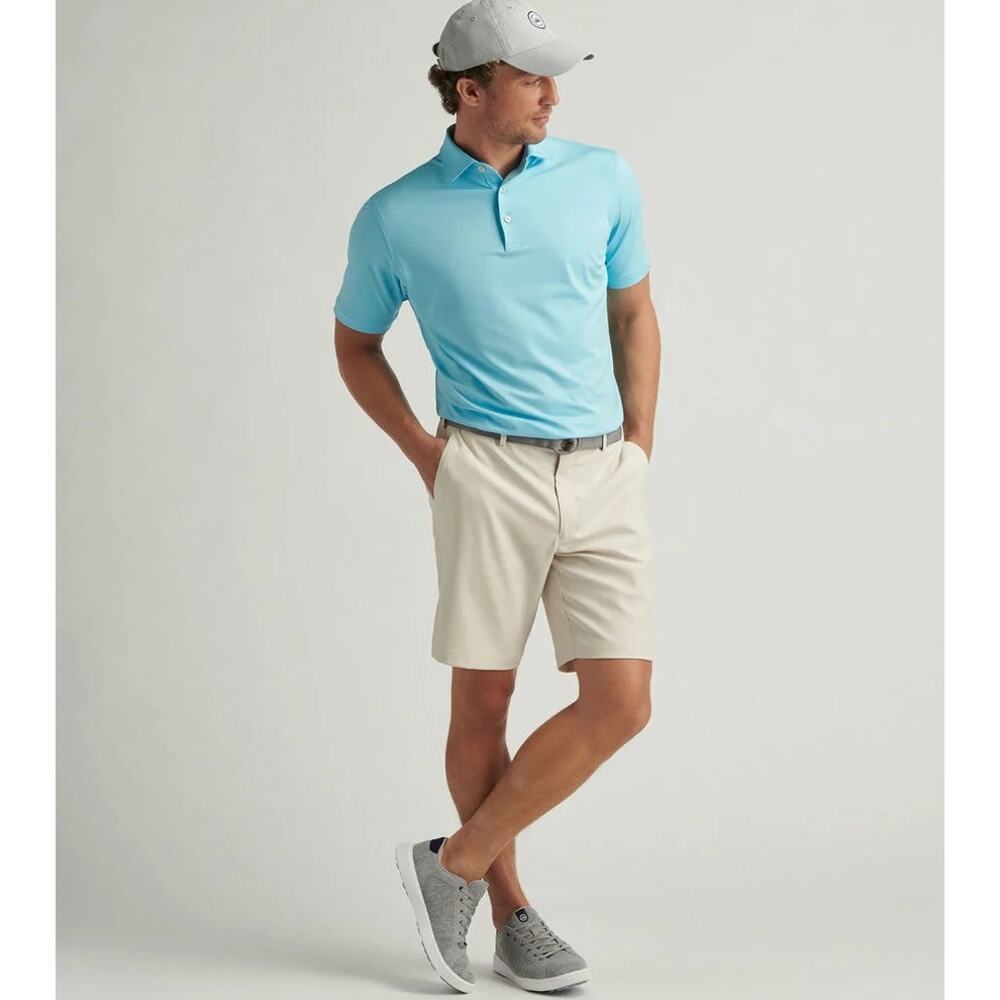 Peter Millar sz 42 waist Salem Performance Short stone tan $108 MS6